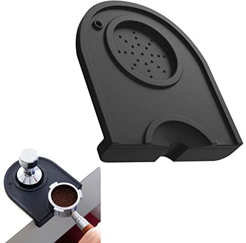 Kaffee Tampermatte, Kaffee Matte,Espresso Tampermatte, Kaffee Tamping Matte, Kaffee Tamper Mat, Silikon Espresso Tamping Corner Coffee Tamper Holder Pad für Barista-Tool Home Kitchen Bar Café,1 Pack
