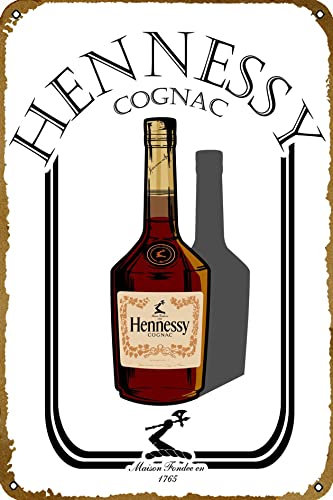 Hennessy Teil 3 Poster Retro Metall Blech Vintage Schild 30,5 x 20,3 cm Home Bar Man Cave Wanddekoration