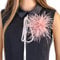 SYSUII Damen Federbrosche,Natürliche Straußenfeder Ansteckbrosche Federbrosche Feder Blume Brosche Pins Kleid Zubehör Fascinators Kostüme Dekor Kopfbedeckung für Hochzeit Party Festival -Rosa
