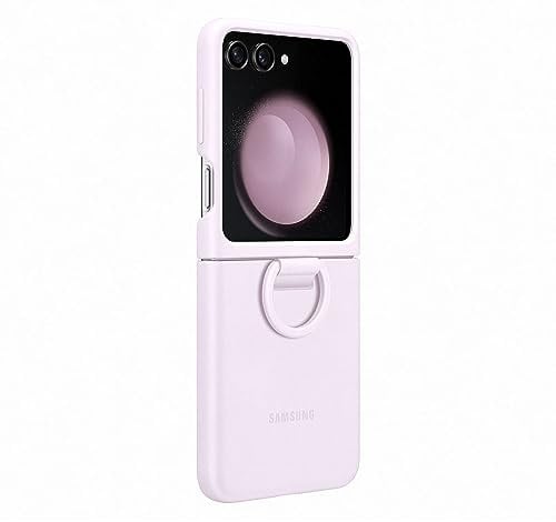 Samsung Galaxy Official Silicone Case with Ring for Z Flip5, Lavender