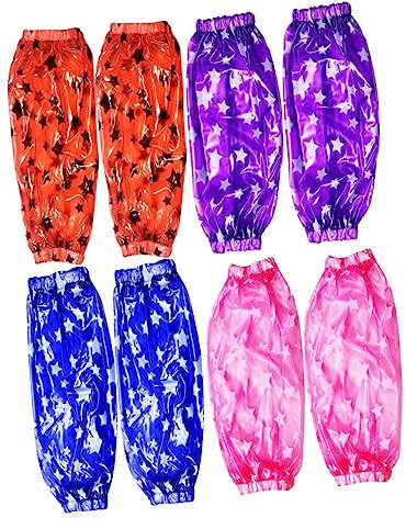 Uonlytech 4 Pares Protector De Manga De Brazo Protector De Brazo De Manga Manguito De Limpieza Protector De Brazo Desechable Cubiertas De Mangas Médicas Manguito De Cocina Pulsera Adulto