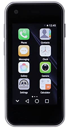 VBESTLIFE Mini Téléphone Portable 3G débloqué, écran 2,5 Pouces, Smartphone Android 8.0, 1 Go ROM 8 Go, Caméra Avant 2 MP et Arrière 5 MP, 1580 MAh, Double Carte SIM en