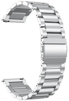 Generic Armbänder Kompatibel mit Withings ScanWatch 2 38mm Armband für Damen Herren, Edelstahl Metall Ersatz Armband für Withings ScanWatch 2 38mm Uhrenarmband, Silber