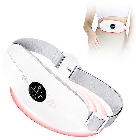 Heat Pad Period Pain Relief, Rechargeable Period Heat Pad,Portable Menstrual Heating Pad,3 Heating and Vibration Massage Mode,Period Heat Pad for Back and Stomach Pain Relief Gifts for Women Girls Her