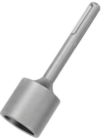 5 Gruben Pfahlramme Hammerkopf, Kopf Rammhammer Barrel für SDS Max, TOOSOAR Multifunktional T-Pfostentreiber, 65MM