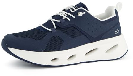 tenhaag Damen, Frauen Low-Top Sneaker,Laufschuhe,schnürschuhe,atmungsaktiv,Halbschuhe,straßenschuhe,Strassenschuhe,Blau (Ocean),37 EU / 4 UK