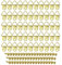 55 colgadores de cuadros con 55 tornillos, ganchos para colgar cuadros para colgar marcos de fotos, ganchos para colgar marcos de fotos, para casa, oficina, fotos, pintura, pintura, color dorado