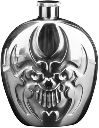 BDSHGRDH Portable Wine Pot， 6 oz Round Flask Gift Set with and Funnel in a Black Gift Box Party Flask Outdoor Adventure Whiskey Hard Liquor