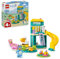 LEGO Bluey Diversión en el Parque de Juegos con Bluey y Chloe - Juguete Educativo para Niñas y Niños de 4+ Años - 2 Minifiguras de Personajes, Balancín Rosa y Tobogán Infantil - Regalo para Fans 11201