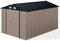 RELAX4LIFE Casetta da Giardino 350 x 223 x 197 cm,con Tetto Inclinato e Porta Doppia, con 4 Finestre Traspiranti, Magazzinaggio Attrezzi