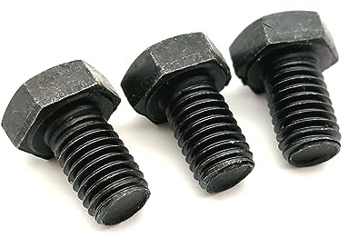 KSeSii Schrauben mit Linksgewinde, Bolzen M12, M14, M16, Sechskantkopf, Linksgewinde(M12x50 (10pcs))