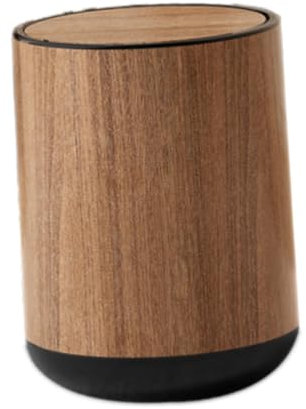 SiaBiced Papelera de 15 litros para oficina, debajo del escritorio, dormitorio, estudio, papelera, con Tapa