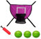 Baoblaze Trampolin-Basketballkorb-Set, weiches Basketballspiel-Zubehör, einfach zu montieren, für Erwachsene, Grüner Basketball
