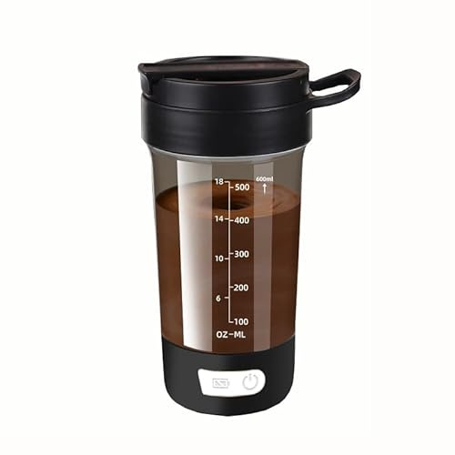 MYNVY electric shaker bottle Shaker Cup Sports Supplements Shakers with Mixer Ball Fitness Milkshake Portable Workout Water Cup 500 ml(Color:c,Size:)