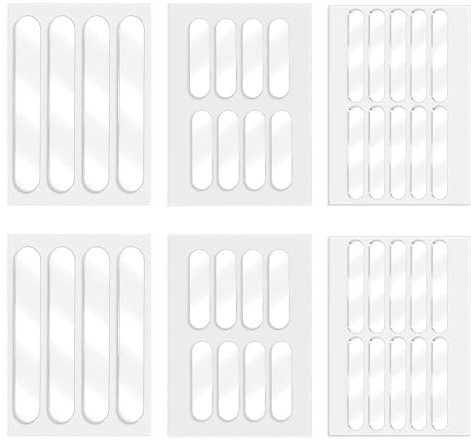 42 Stück Möbelstoßstangen, 3 Größen Silikon Schutzpuffer, Selbstklebende Möbelpuffer, Elastikpuffer, Transparente Stoßstangen-Pads für Möbel, Schubladen, Türenschutz, Toilettendeckel