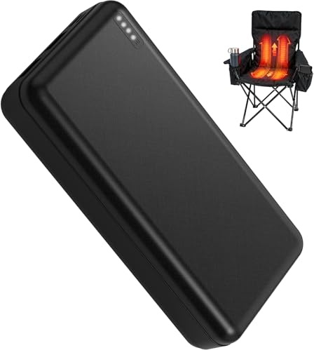 UMEIDEA 5V2A 20000 mAh Battery Pack for Heated Camping Chair Hunting Seat Pad Sleeping Bag Heated Blanket USB Power Bank Camping Work(Battery Only)