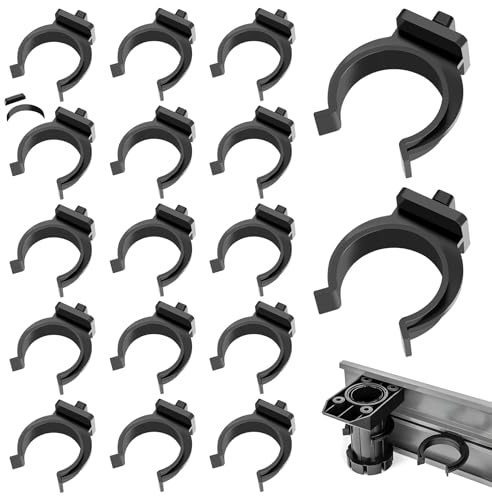 40 Pezzi Ganci per Zoccolo Cucina da 27 mm, Clip Universali in ABS per Battiscopa e Zoccolini, Compatibili con Piedini Regolabili 27–33 mm, Facili da Installare, Ricambi per Mobili Cucina