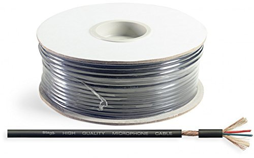 Stagg Roll M60/2 BKH Microphone Cable Drum Reel 100 m Black