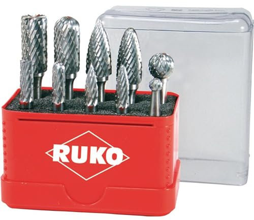 Ruko Terrax Hartmetall Frässtifte Satz 10-teilig, 116002