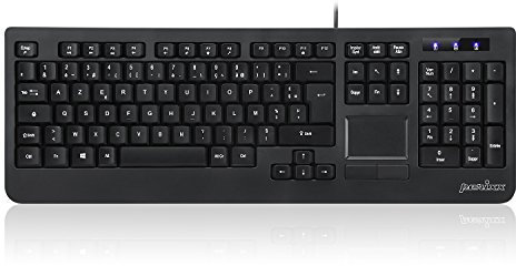 Perixx PERIBOARD-513II Clavier Filaire Avec Touchpad - Clavier Pleine Taille - USB - AZERTY