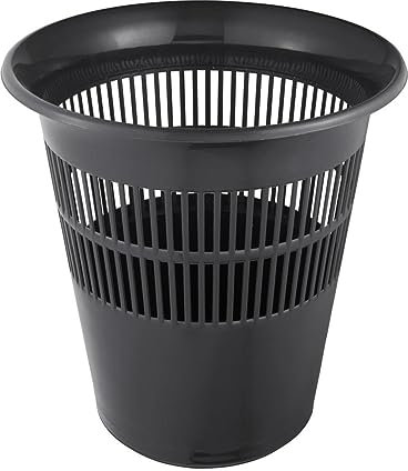 keeeper Papierkorb, Polypropylen, Grau/Graphit, 29 x 31 x 29 cm