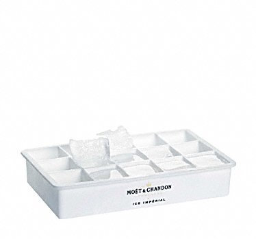 Moët & Chandon Ice Impérial Eiswürfelbereiter Form für Champagner Eiswürfel mit Moet Aufdruck