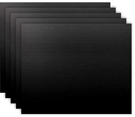 SPARES2GO Universal Teflon Oven Liner Non Stick Heavy Duty Fan Assisted Cooker Lining BBQ Protector (Pack of 4)