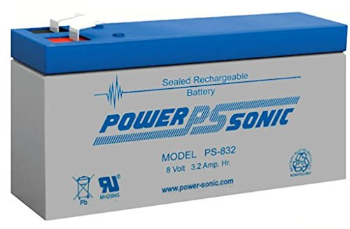 POWERSONIC PS-832 / 8V 3,2Ah AGM Blei Akku Batterie