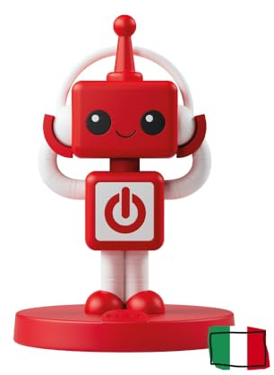 FABA Personaggio Sonoro Me Rosso | Registra la tua voce, Playlist personalizzate, 60 Minuti estendibili a 90 minuti al primo accesso all'app myfaba