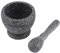 Jadeshay Mortero,Mortero de Piedra Manual Mortero de Cocina Molinillo Juego de Mortero Tazón de Molienda para Triturar Pimienta,Perejil,Salsas y Aliños