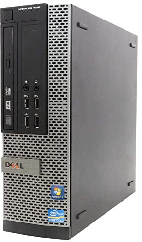 COMPUTER Desktop DELL Optiplex 7010 SFF i7 3770 fino a 3.9 GHz Porta Seriale RS232 WINDOWS 10 PRO PC FISSO SmartWorking (Ricondizionato) (Senza Antenna WiFi USB, 32GB RAM SSD 960GB)