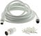 Câble Coaxial TV 3C2V 3M - Prolongateur Coaxial RF Nickelé Pour Prise D'antenne Smart U-HD TV, Boîtier D'antenne, Séparateur Y, Amplificateur de Signal (3 mètres)