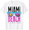 Miami Strandhemd Florida Sunset, Retro-Souvenir, Surf Miami T-Shirt