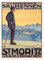 St. Moritz Poster von Walter Kupfer 50 x 70 cm Wandbilder Wanddeko