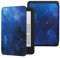 MoKo Hülle für 6 Kindle (11. Generation, 2024/2022) & Internationale Version, Leichte Schutzhülle mit Auto Schlaf/Wach Funktion Smart Cover für Kindle 2024/2022 11. Generation e-Reader, Blau Sterne