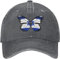 Staat Israel Butterfly Retro Sports Denim Cap