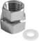 Fitvell 304 Stainless Steel Garden Hose Adapter 3/4GHT Female to 1/2NPT Female Water Pipe Connector with Washer