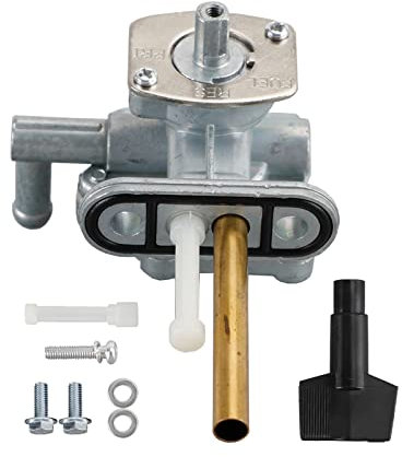 Areyourshop Robinet d'essence Petcock en aluminium Robinet de carburant Remplacement direct de pièce de rechange pour Suzuki GSF600 GSF1200 44300-26E00, ajustement durable de haute qualité