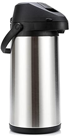YZJSSL Thermoskanne,Getränkespender, Catering-Vakuum-Isolier-Luftkanne Für Heißes Kaltes Getränk Tee Kaffee, Edelstahl-Isolierkanne, Bis Zu 24 Stunden-5L
