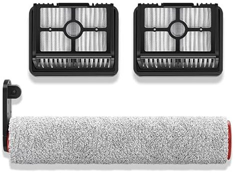 3Pcs Roller Brush Hepa Filter For Dreame H12 Pro/ H12Pro Plus/ M13 Beta Wet-dry Robot Vacuum Cleaner Washable Replacement Spare Parts