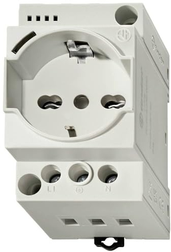 Finder Schaltschrank-Steckdose 7U.00.8.230.0000 Grau (RAL 7035)