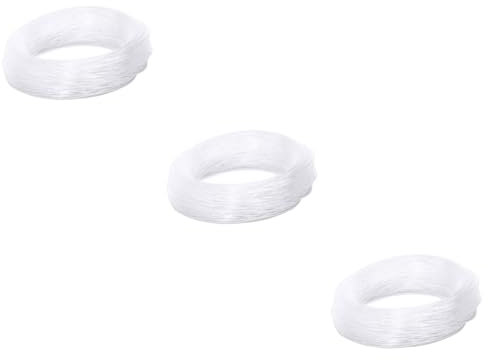 Hemobllo 3 Stk Seitlich Leuchtendes Glasfaserkabel Lavalampen Lichtwellenleiter Led-poolbeleuchtung Glasfaserkabel Für Sternenlichter Faserbeleuchtung Scheinen Kind Umgebungslicht Weiß