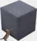 Hockerbezug Quadratisch/Rund 40x40/45x45/50x50cm Gray Stretch Ottoman Bezug Jacquard Velvet Fußhocker Bezug Luxuriöser Hockerabdeckung Waschbar Hocker Protector (Color : A1, Size : 45x45cm/18x18)