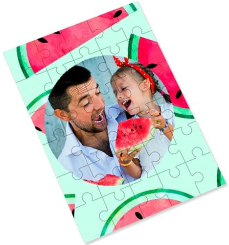 Ocadeau Puzzle Holz Rechteck 30 Teile personalisierte Foto - Puzzle aus dickem Holz 25x17 cm mit Fotodruck