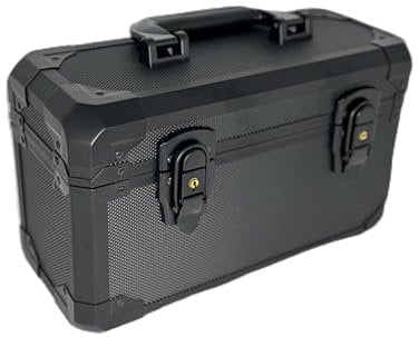 Generic GPS23SLABCASE Graded Trading Card Slab Storage Case with Lock for up to 47 Graded Pokemon or Sports Cards, Black, GPS23SLABCASE