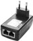 YAODHAOD POE Injektor Adapter 48V/0.5A 100/1000 Mbps,EU Stecker,Entfernungen bis zu 100m, Plug and Play für Ethernet Adapter IP Telefon/Kamera Netzteil Adapter (100M)