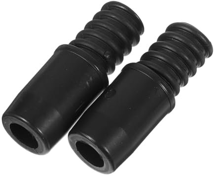 minkissy Besenstiel-Ende, Besenstiel, Gewinde, Besenstielspitze, Ersatz-Verlängerungsstange, Gewindeende, Besenstielspitze, Besenstange, Stangenspitze, amerikanischer Stil, Kunststoff, 2 Stück