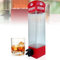 Dispenser per bevande spillatore in plasticada 1 litro con rubinetto, erogatore di acqua aromatizzata alcolici e anacolici per barbecue, picnic, festa ed eventi a forma di cabina telefonica Londinese