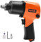 VEVOR Air Impact Wrench, 1/2 Drive Air Impact Gun Up to 880ft-lbs Nut-Busting Torque, 7500RPM Lightweight Pneumatic Tool for Auto Repairs and Maintenance