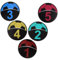 HONMEET 5St digitales Logoschild Fußball-Trainingsscheiben Trainingsscheiben für Fußball Sportpunktmarkierungen Fußball-Trainingszeichenscheiben Zeichenblock für Fußballtraining TPE